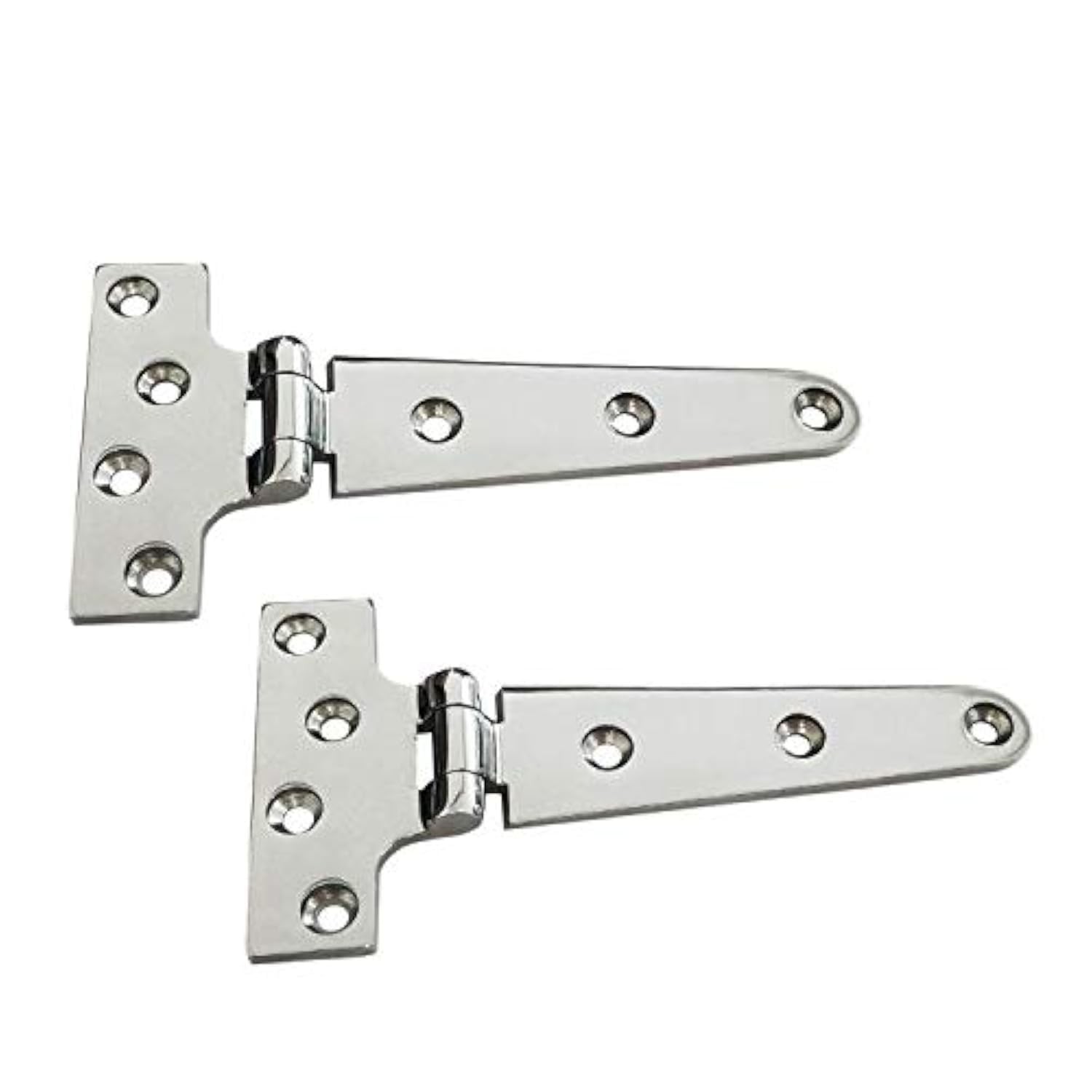 NRC&XRC Pair of 316 Stainless Steel Heavy Duty Marine Grade T Hinge 6"L*3"W C...