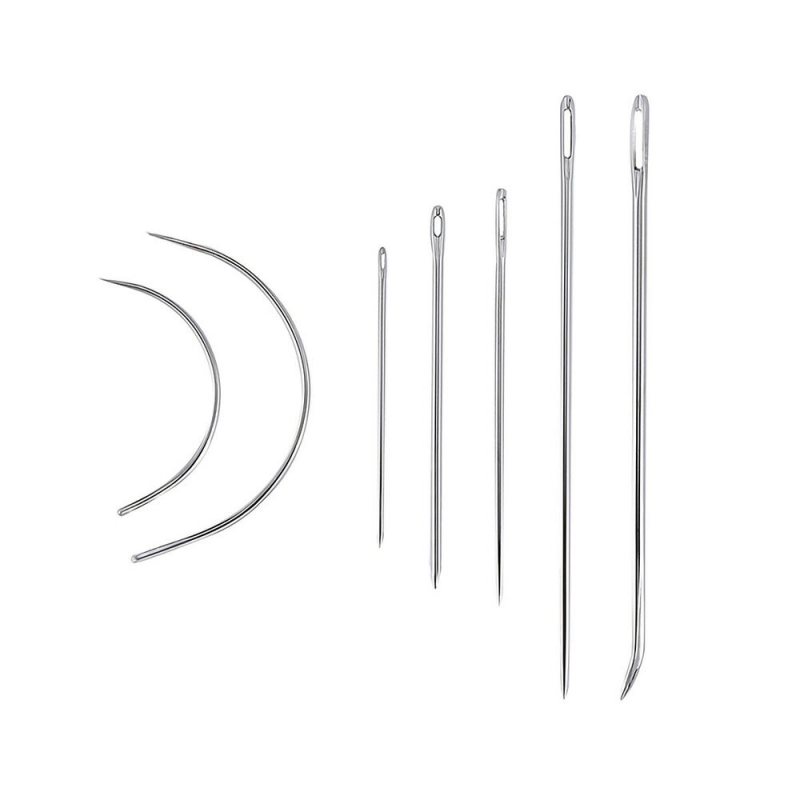 Leather Waxed Thread Stitching Needles Awl Hand Tools Kit for DIY Sewing Craft