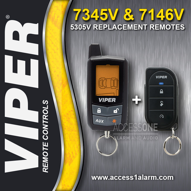 Viper 7345V 2-Way LCD Remote Control And 7146V Companion Remote Control Combo