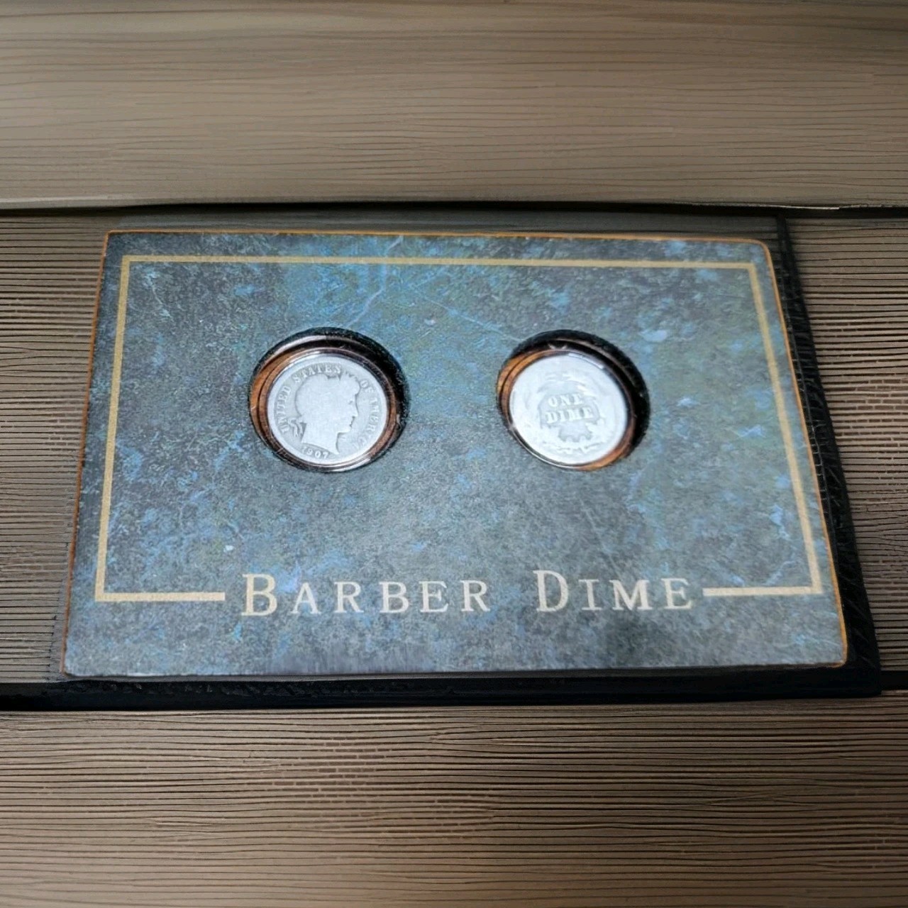 Danbury Mint 1903, 1907 Barber Dimes