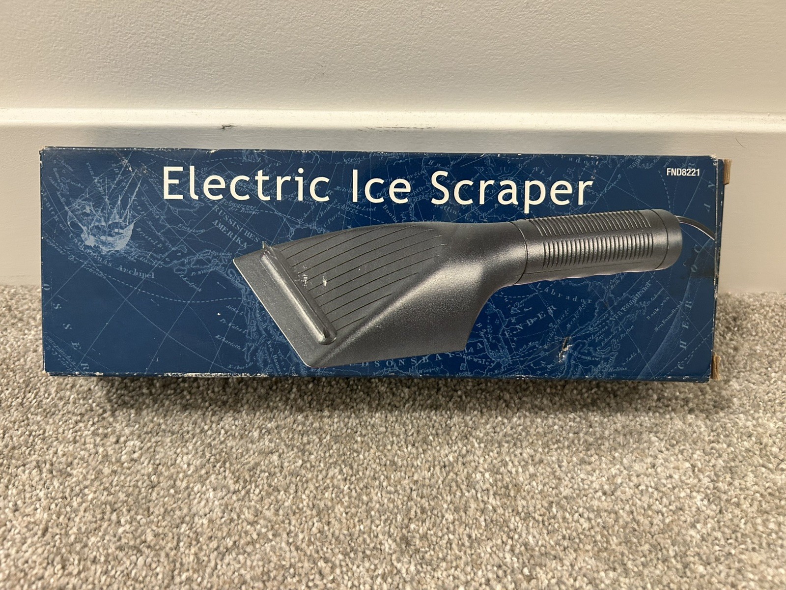 Heated Windshield ice Scraper 12v Auto Car Electric Winter Snow Melter New Open