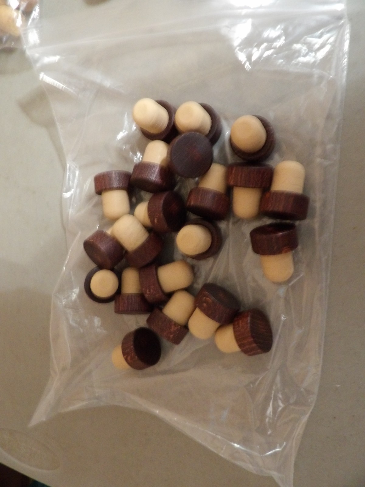 134 New T Corks for Liquor Bottles