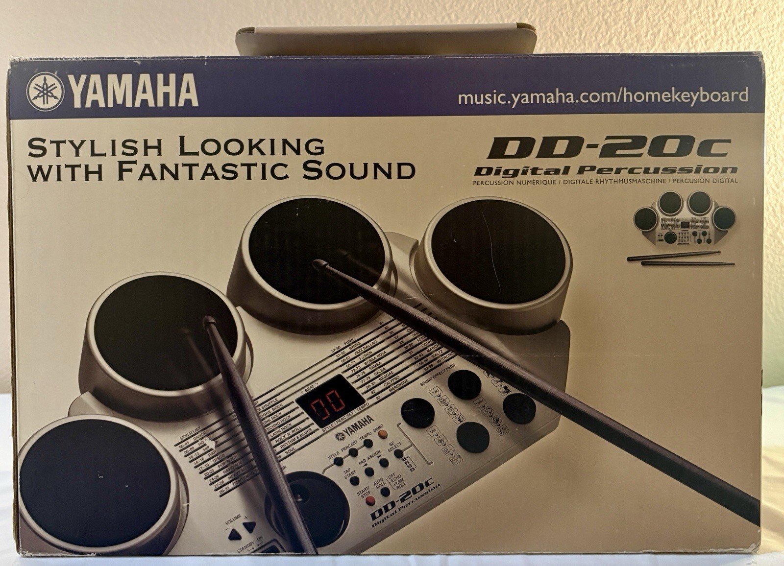 Yamaha DD-20C Digital Percussion Drum Set NEW (other) Open Box See Description