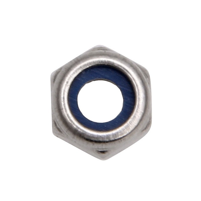 100 Pcs/Set M3 Stainless Steel Screw Lock Nylon Hex Nut Insert Locking Nuts 3mm