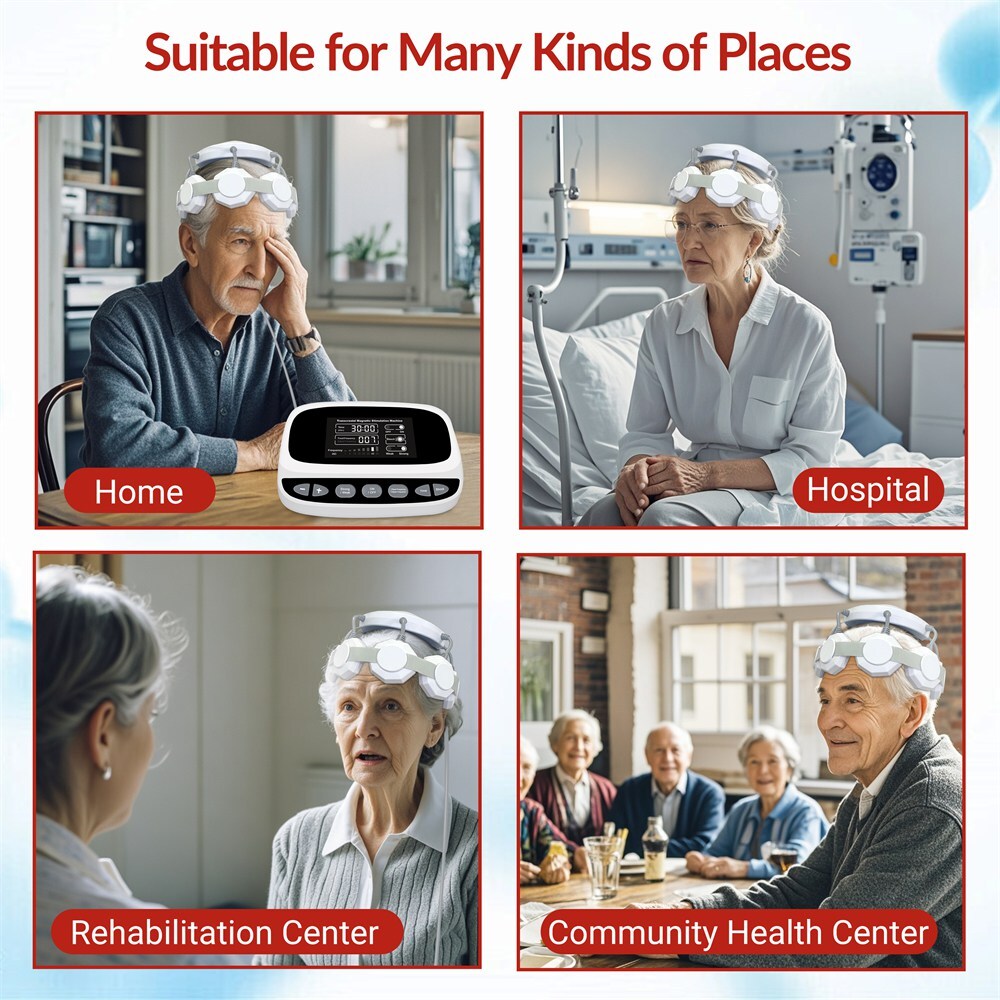 rTMS Stimulation Brain Circulation Improver Enhances Memory & Attention Safe