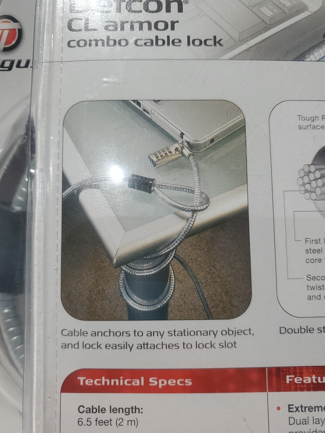 Targus Defcon CL Armor Combo Cable Lock