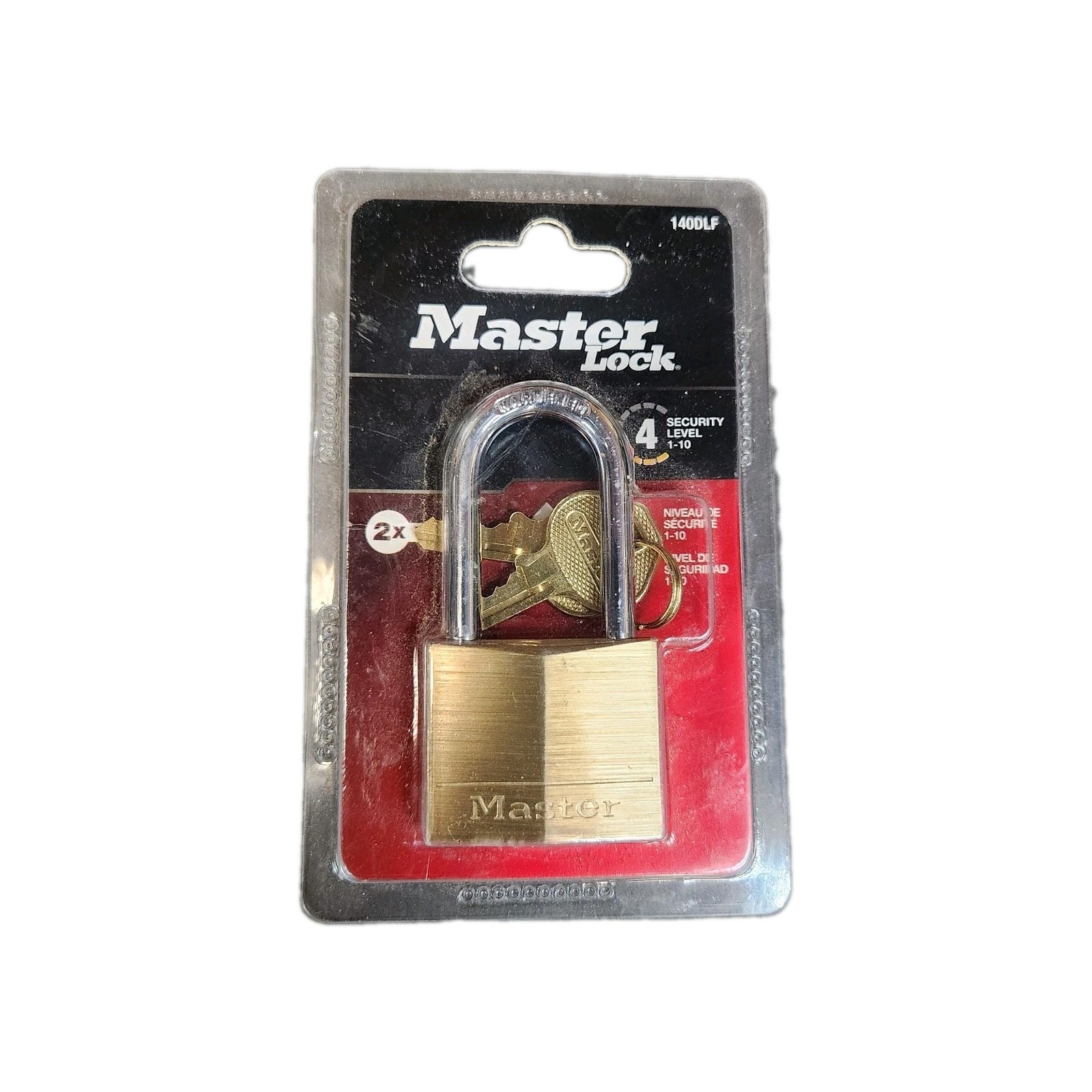 Master Lock 140DLF Padlock with 2 Keys