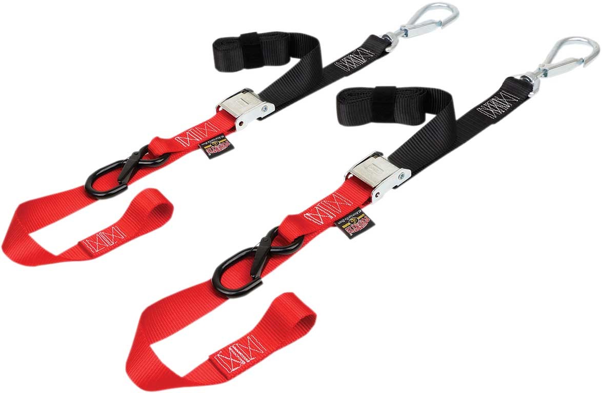 Powertye 1 1/2in. Powertye Pickup Kit - Red/Black - 29621-SB