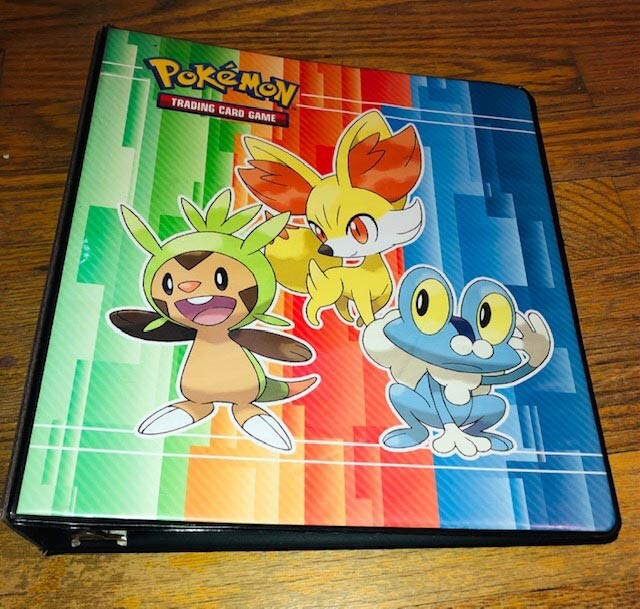 2013 Pokemon Trading Card Game Folder Binder Froakie Fennekin Chespin 3-Ring