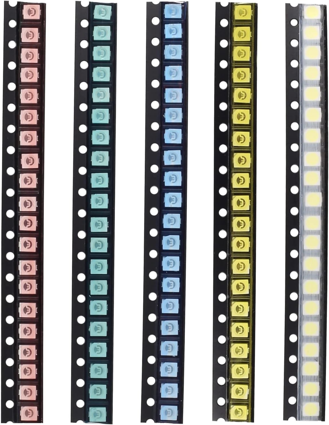 200pcs SMD LED Diodes Kit 3528/1210 Lights Assorted Multi-colored