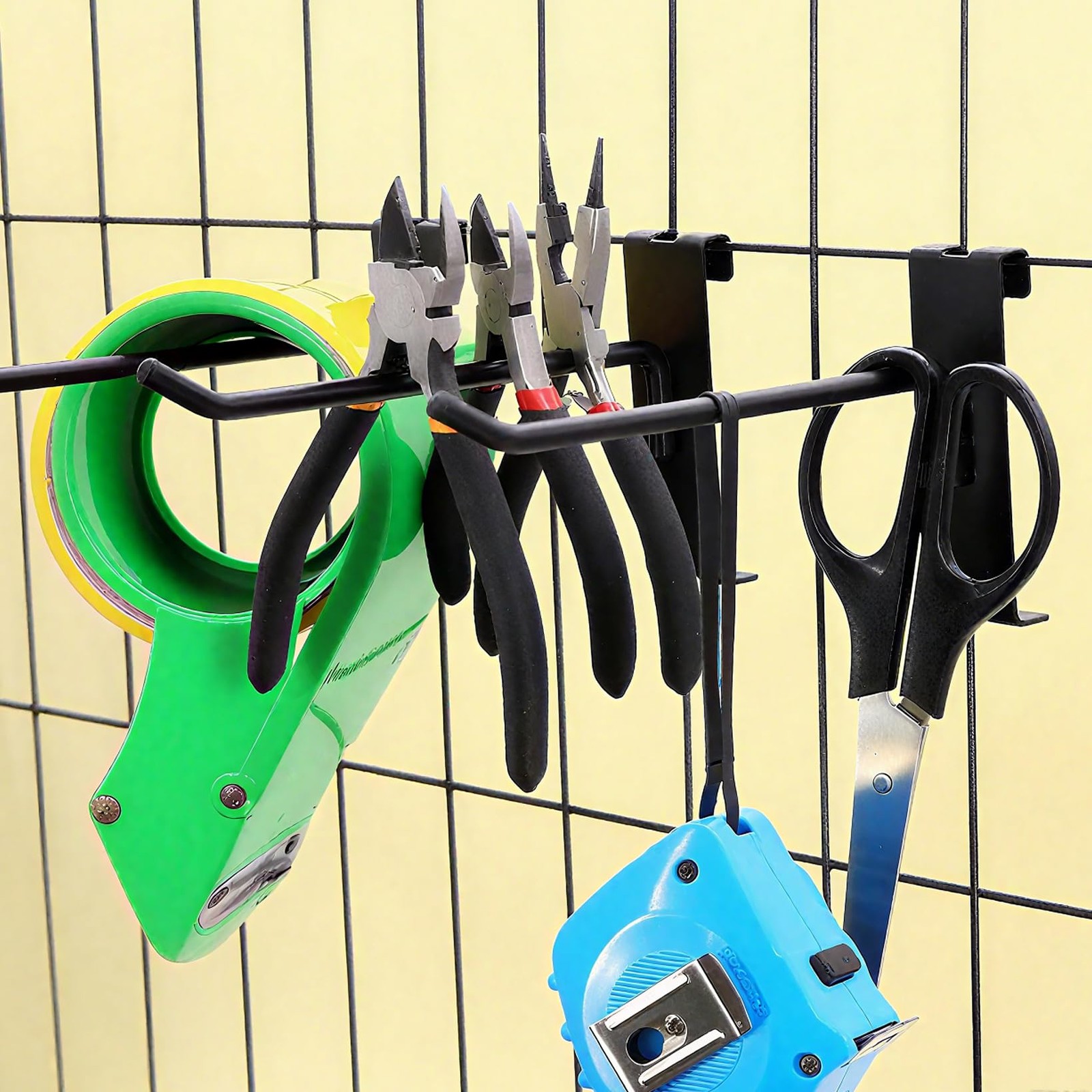 Gridwall Hooks 4 Inch 32PC Heavy Duty Black Display Hooks for Grid Wall Panel...