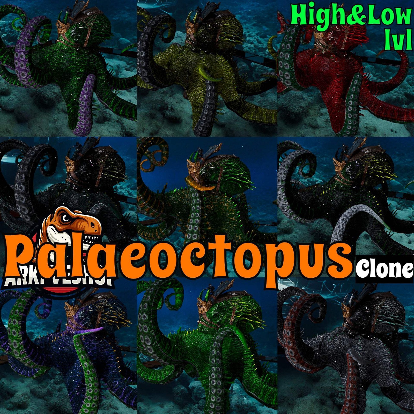 Palaeoctopus Genesis clone ASA PVE 🦖ARK Survival Ascended
