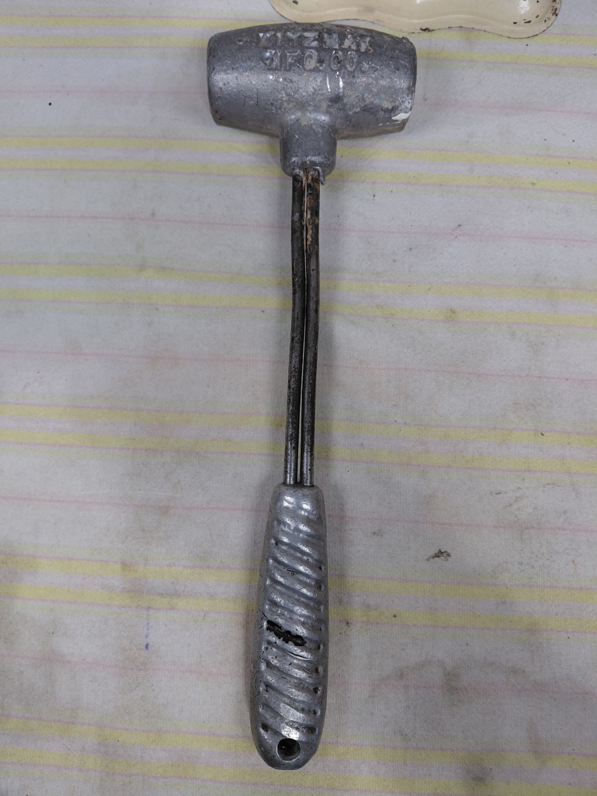 Vintage Kitzman Mfg Co Lead Hammer - Detroit Michigan - USED