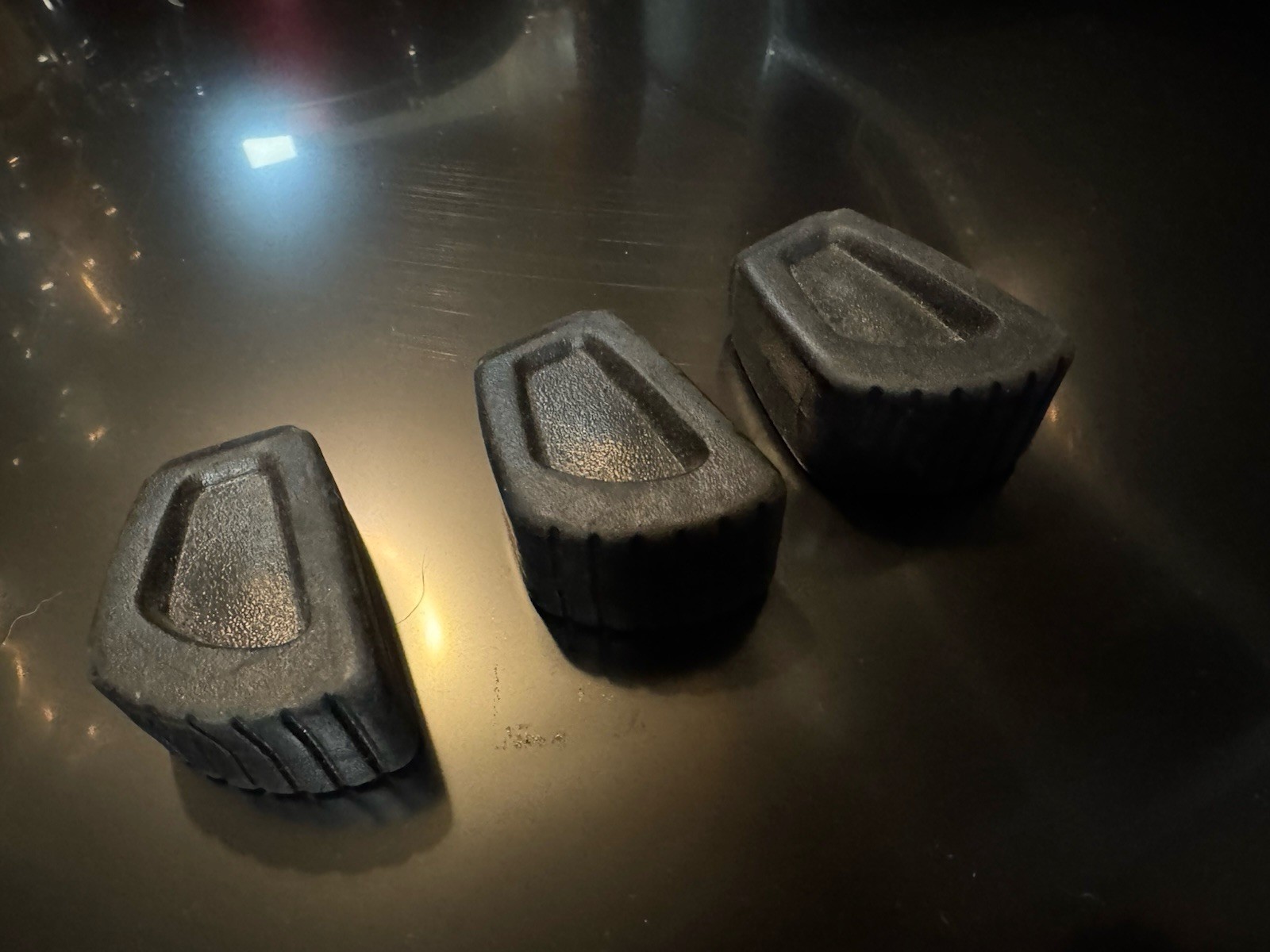 (3) Pearl Rubber Feet PDP etc for a Cymbal Snare Stand SMALL #VB2