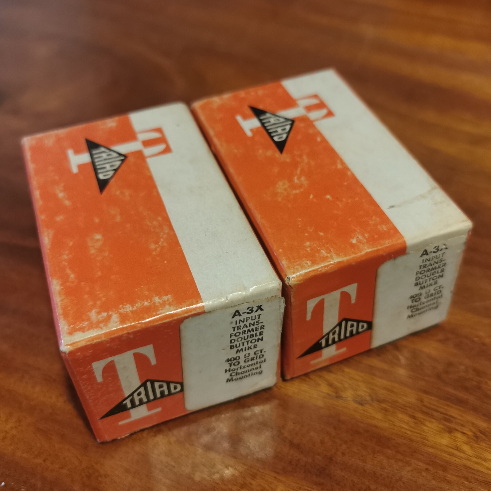 *MATCHED PAIR* TRIAD A3X mic MC step-up audio input transformer UTC ALTEC DUKANE
