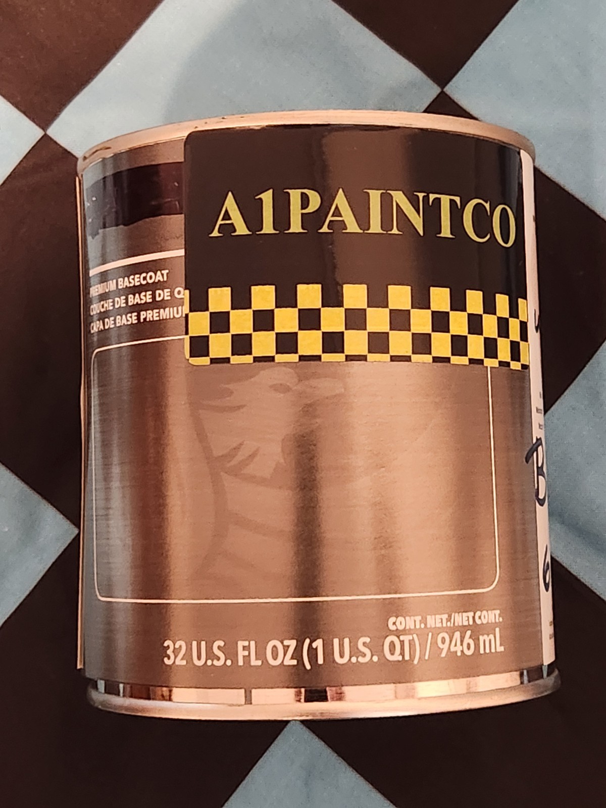 Silver Dollar Aluminum B/C Toner A1PAINTCO® replaces PPG Deltron DMD1696 -QUART