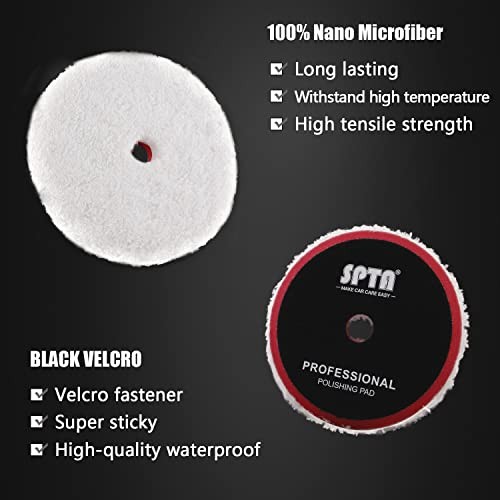 Polishing Pads, 5Pc 6 Inch 150mm Orbital Buffer Polisher Pads and 6inch (150mm)