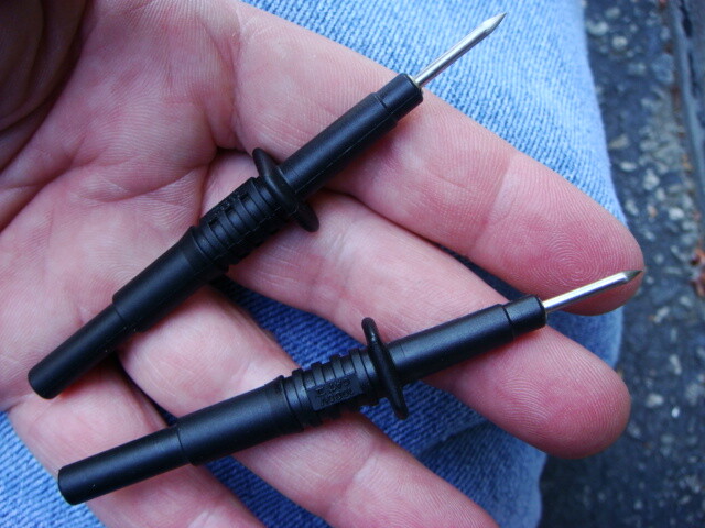 LOT (20) Staubli BLACK Test Probes XPP-80/2-16 w/ Stainless Steel Tips - Unused