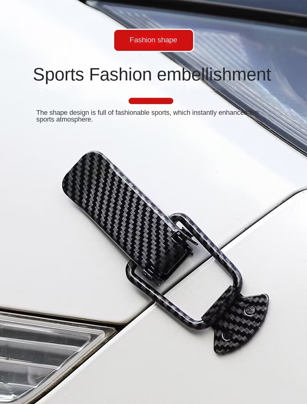 1 Pair Car Tailgate Quick Release Latch Push Button Trunks Bumper Lock Clip Kit