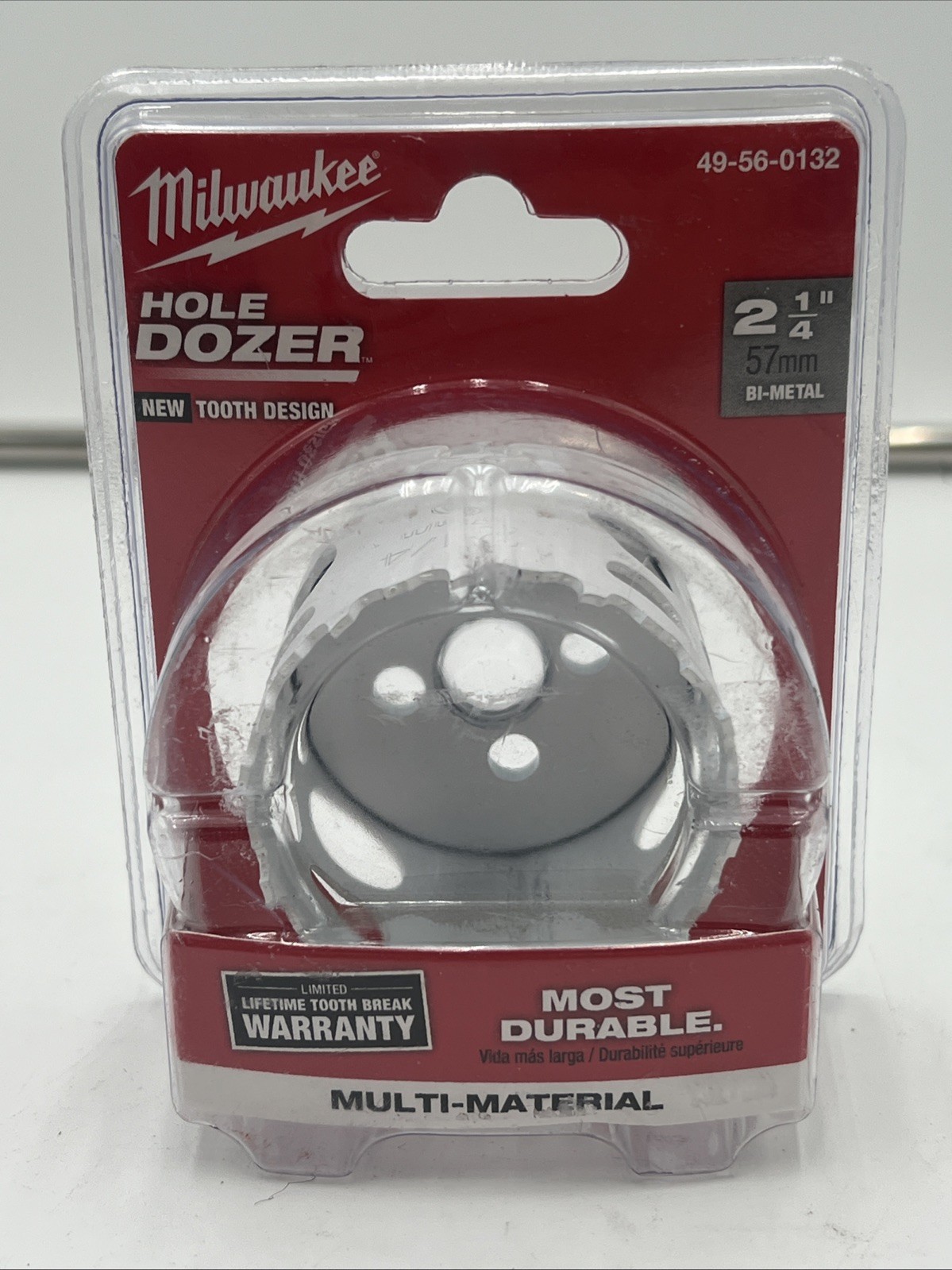 New Milwaukee 49-56-0132 - 2-1/4 Inch Ice Hardened Bi-Metal Hole Saw