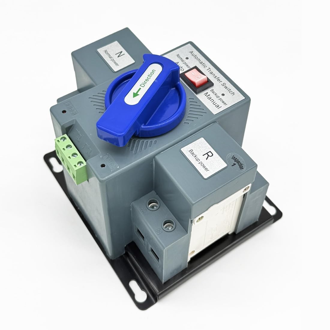 Reliable 2-Position 63A Transfer Switch with Manual Control for Versatile Use