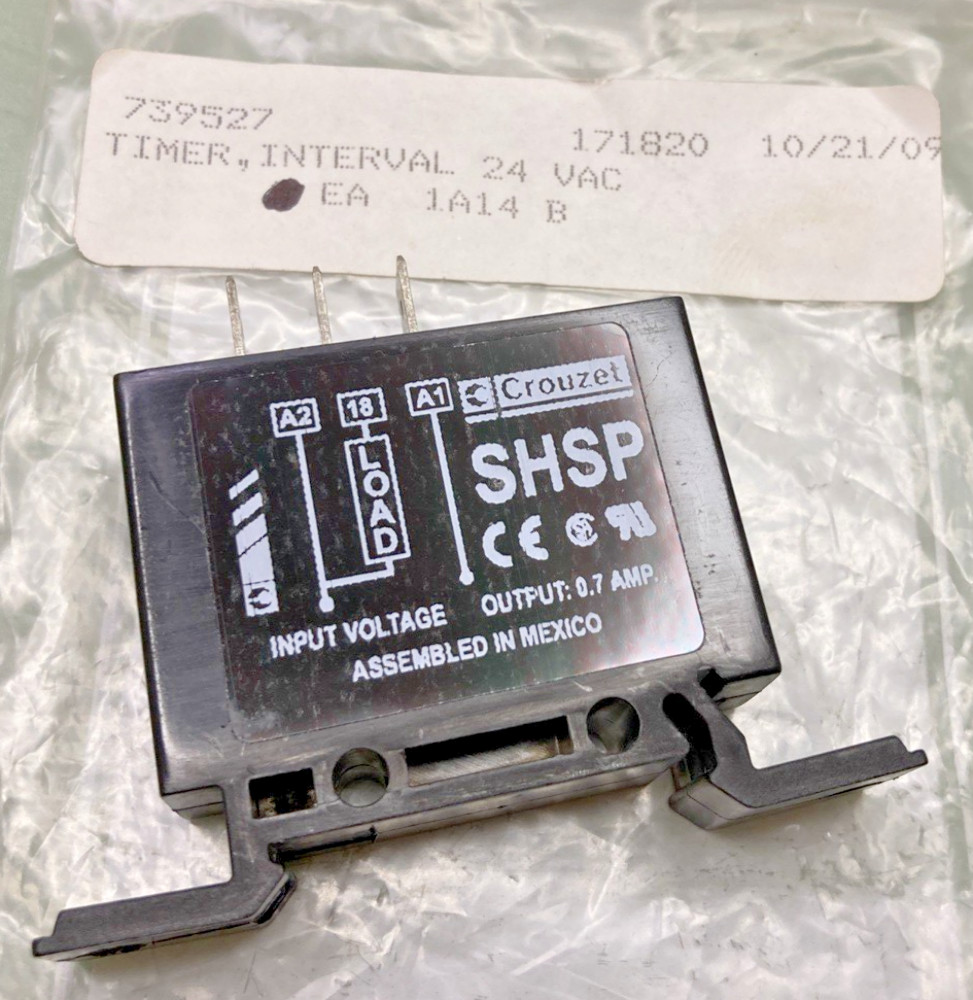 NEW REPLACES STOELTING 739527 INTERVAL TIMER SOLID STATE 24 VAC