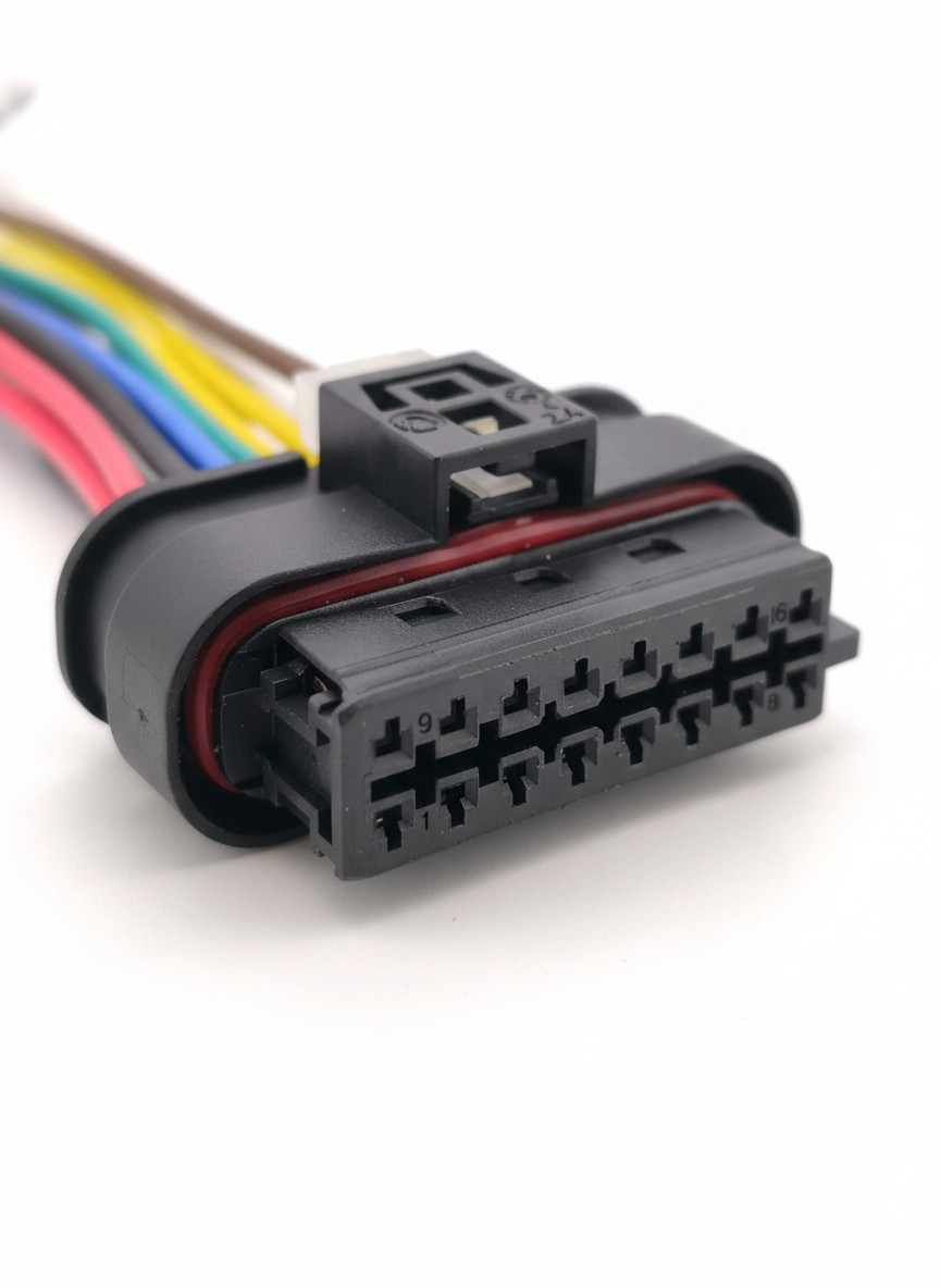 16 Pin Parking Sensor Loom Wiring Connector A0001532122 for Mercedes W213 W205
