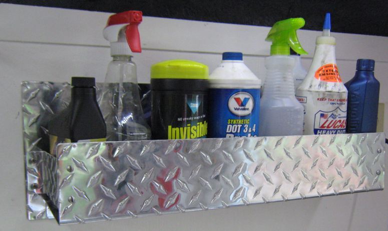 Aluminum Diamond Plate Shelf