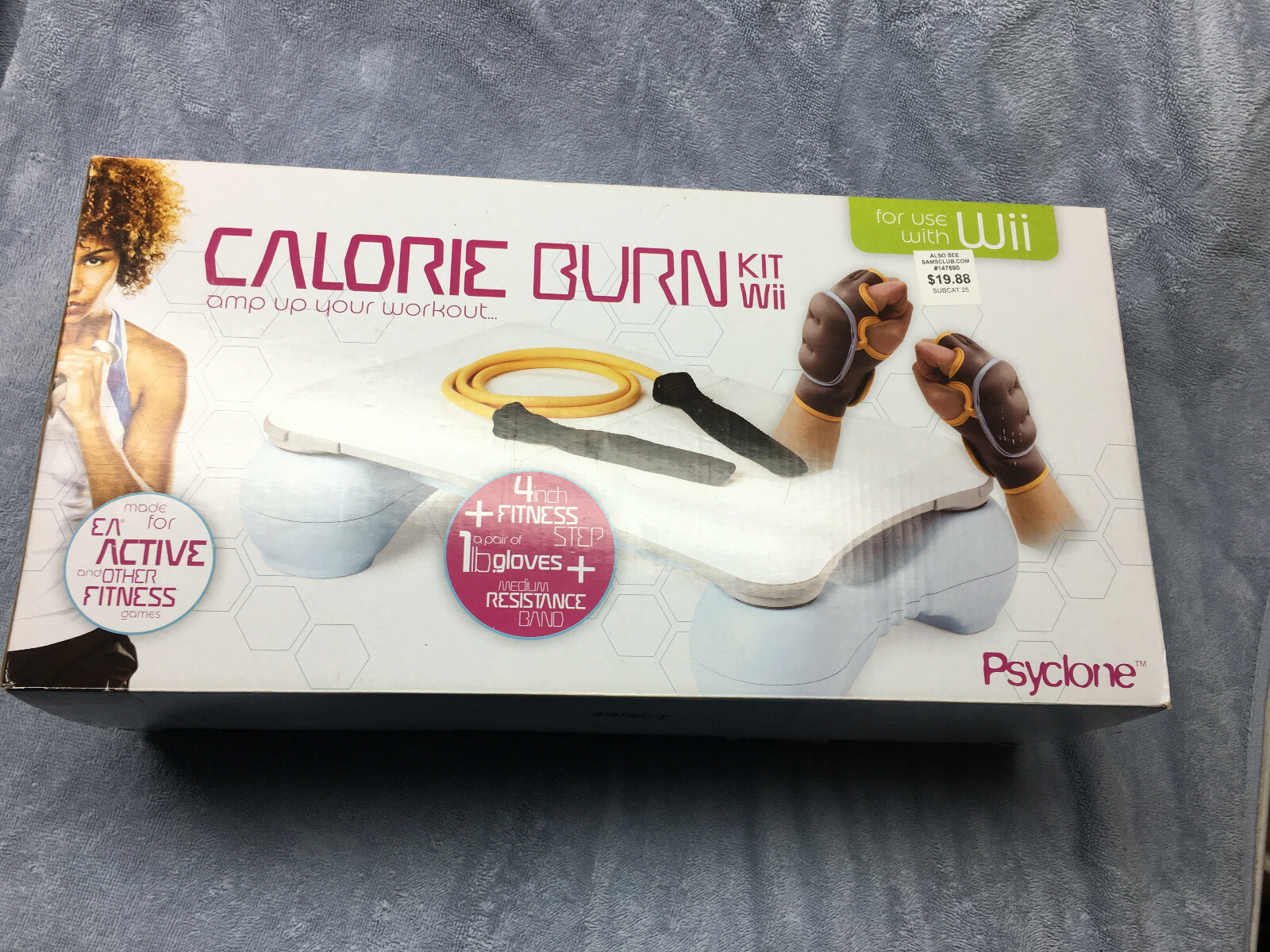 Psyclone Calorie Burn Kit made for ACTIVE and Fitness Electronic Video Games/wii