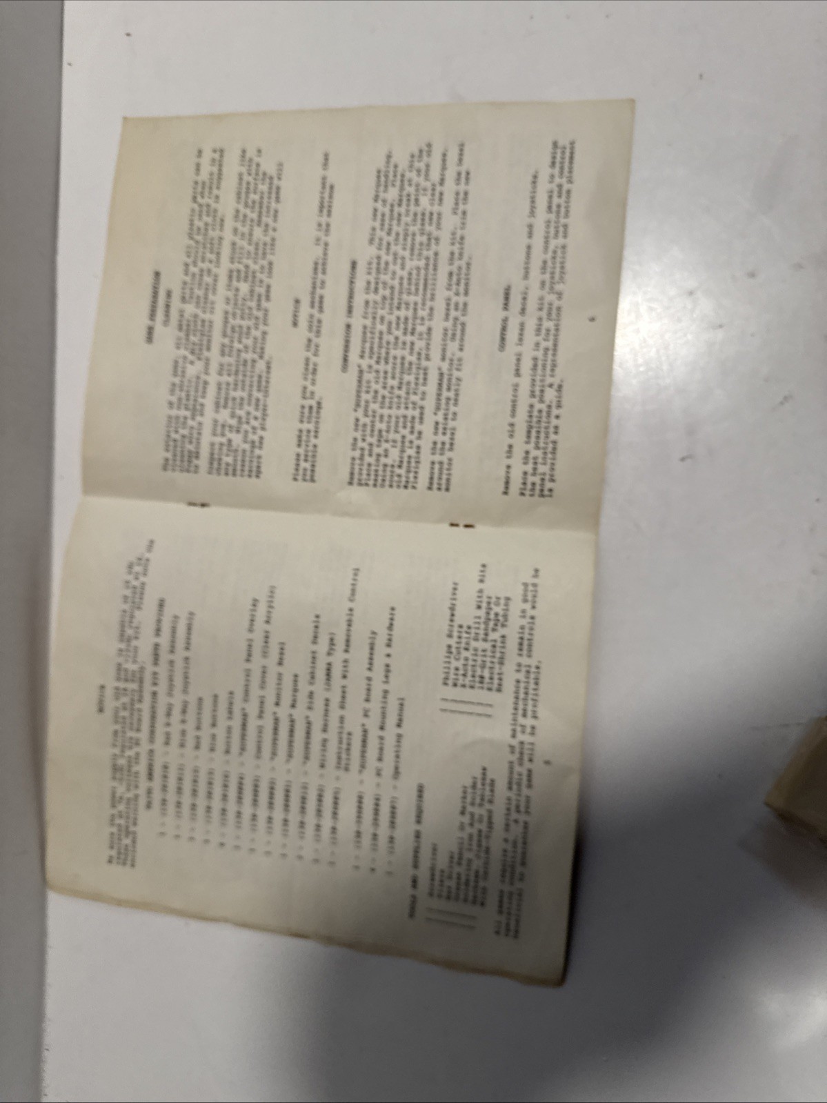 Taito Superman Operating Manual