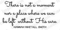 Not A Moment, Wood Mounted Rubber Stamp IMPRESSION OBSESSION - B13533