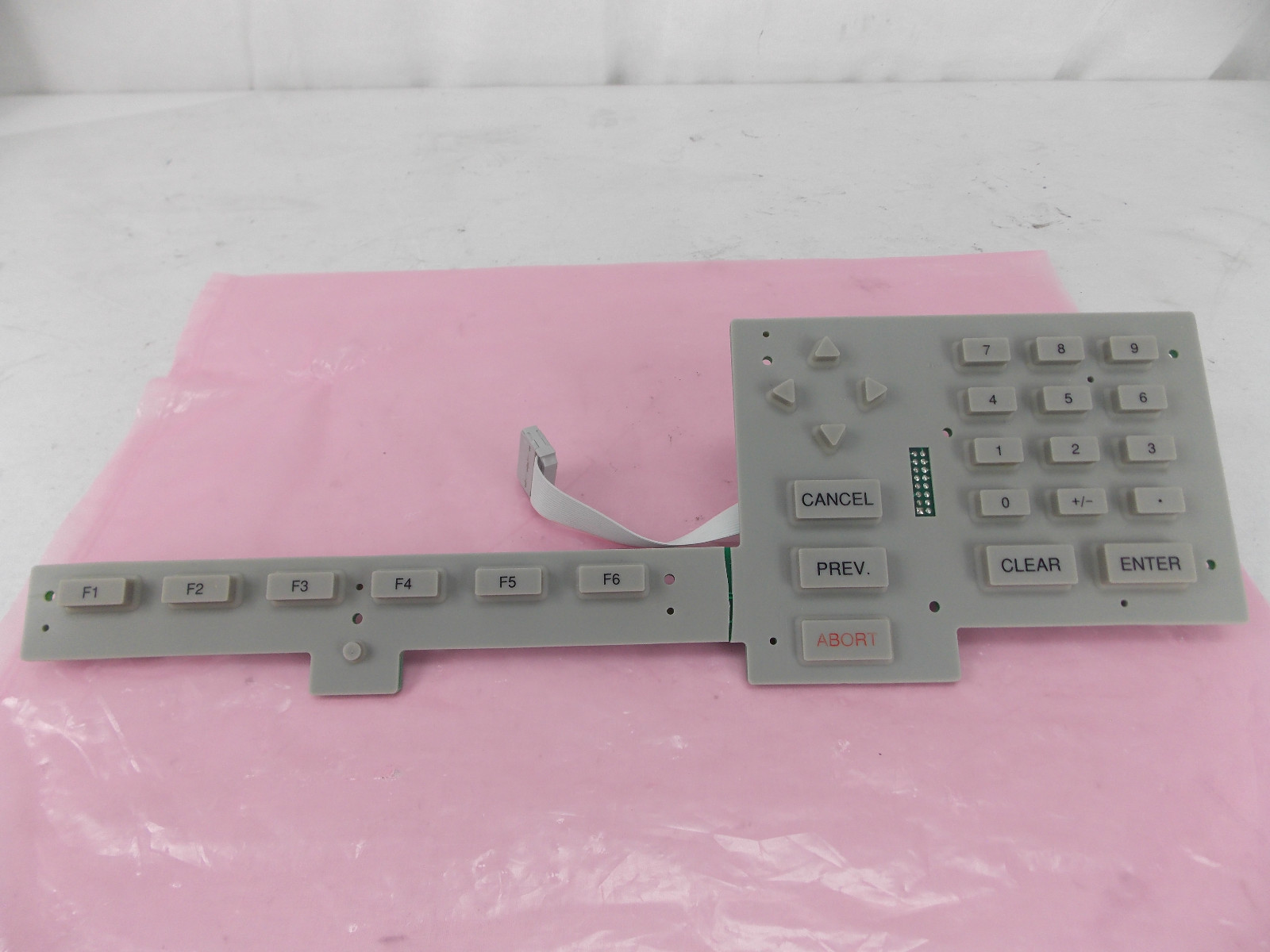 RUSKA 7215 xi DIGITAL PRESSURE CONTROLLER KEY BOARD P/N R5-4529-1091 CALIBRATOR