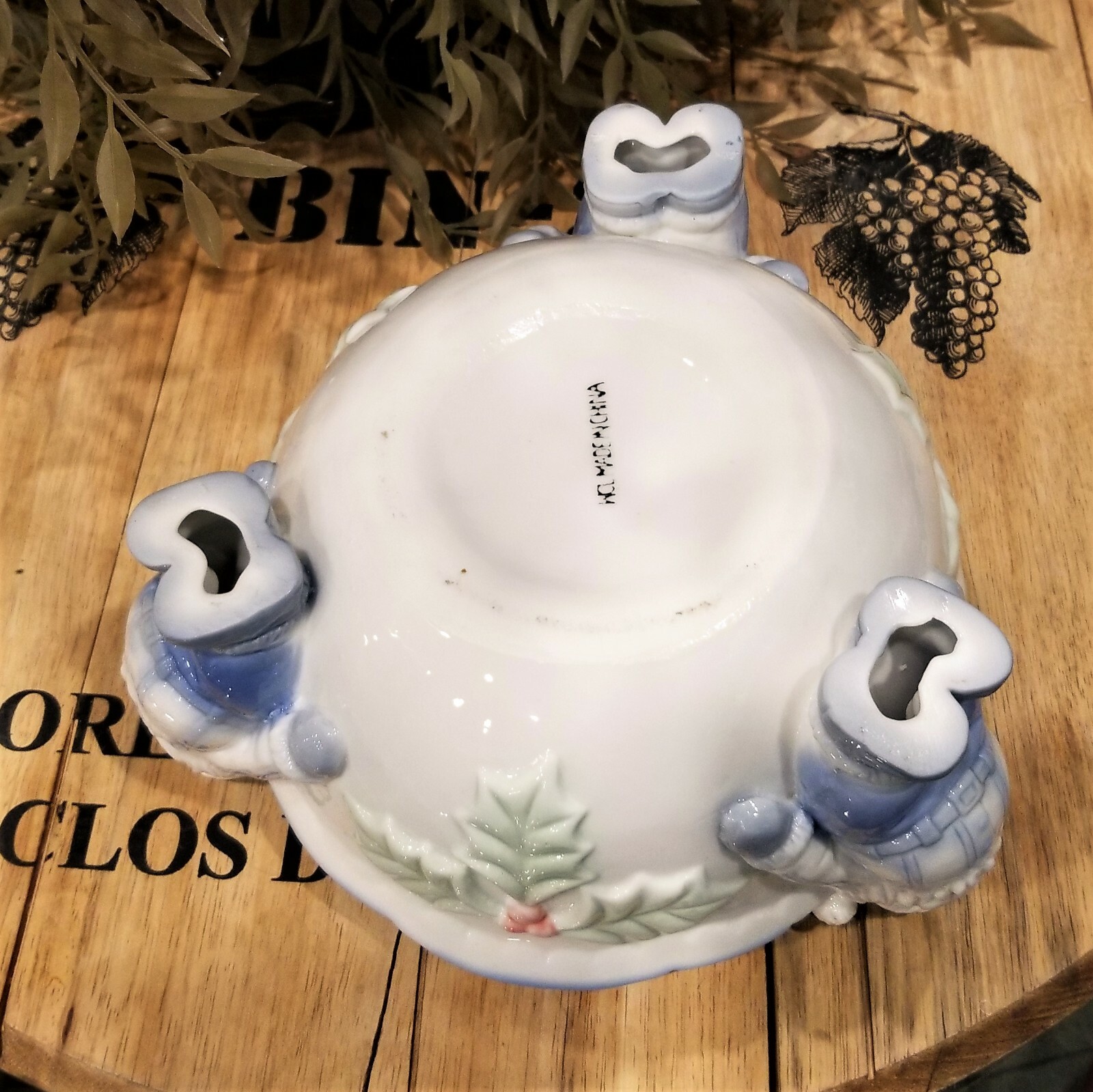 Vintage Ceramic SANTA Bowl