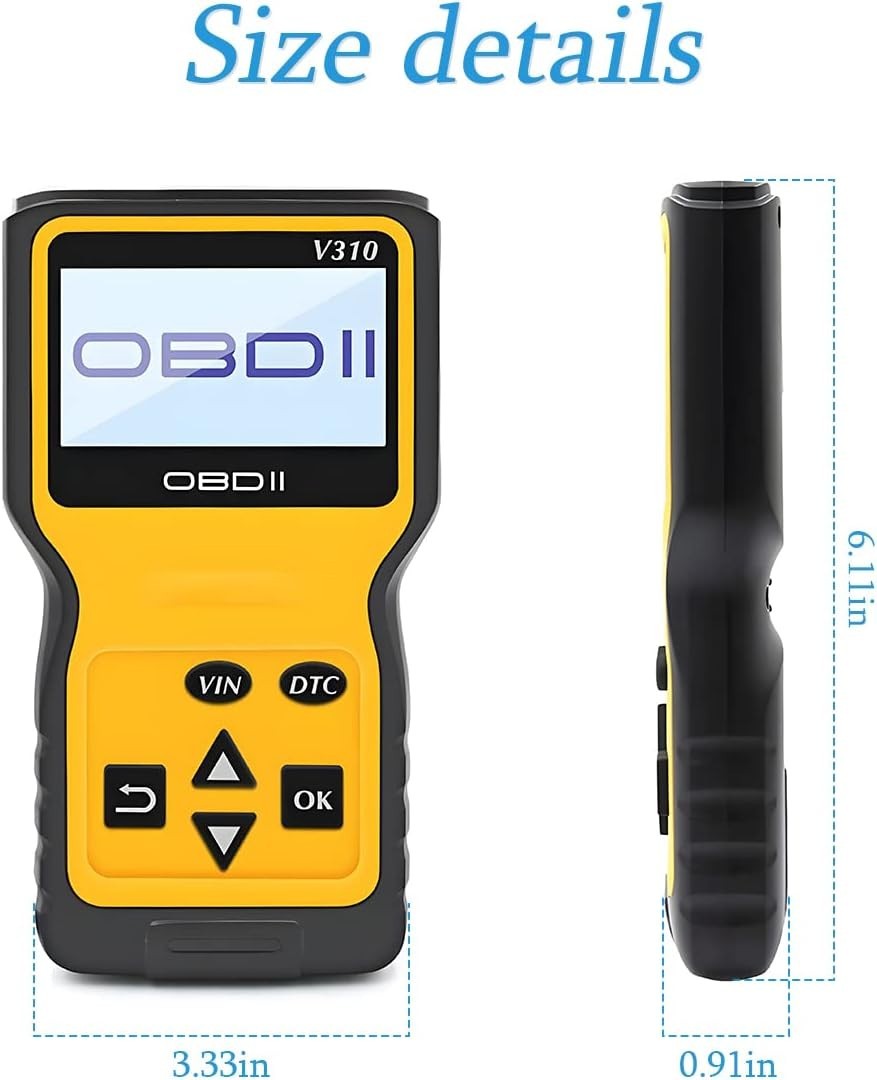 User-Friendly Scanner for All OBD II Vehicles - Diagnose and Repair Issues Fast