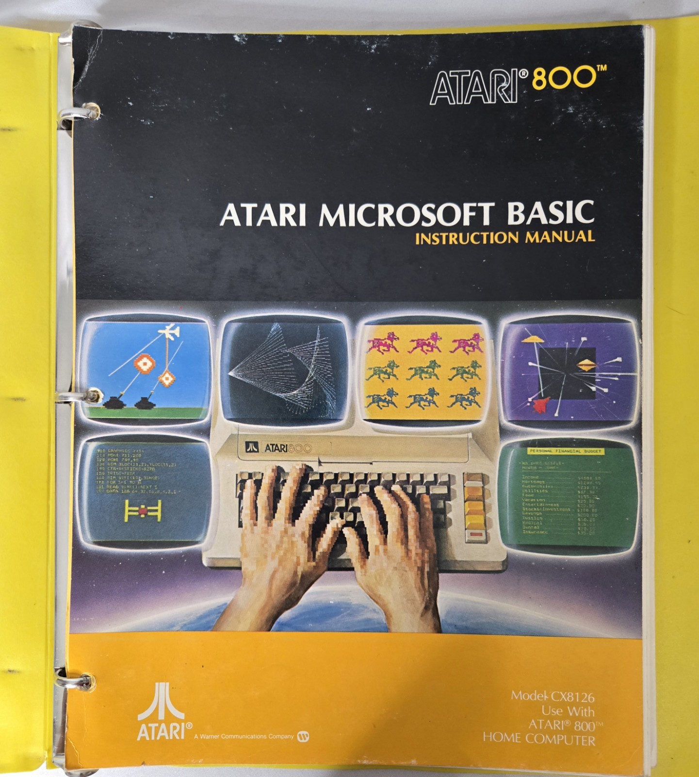 Set Of Atari vintage 1981 programming manuals for the Atari 400/800 & Atari 800