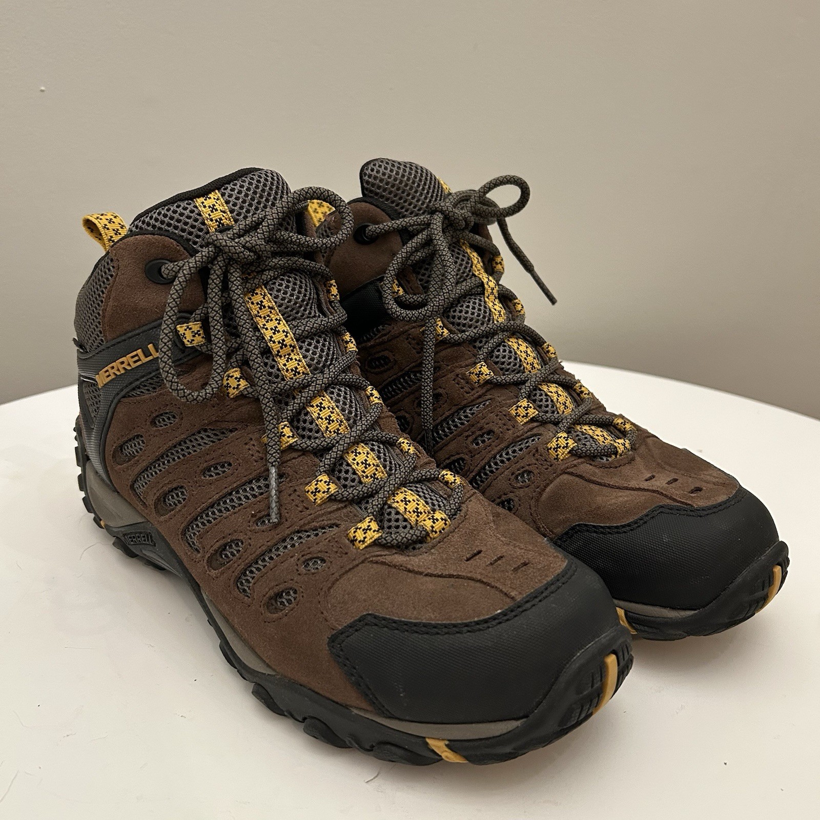 Merrell Crosslander 2 Mid Waterproof Hiking Boots J035717W Earth Men’s Size 8.5