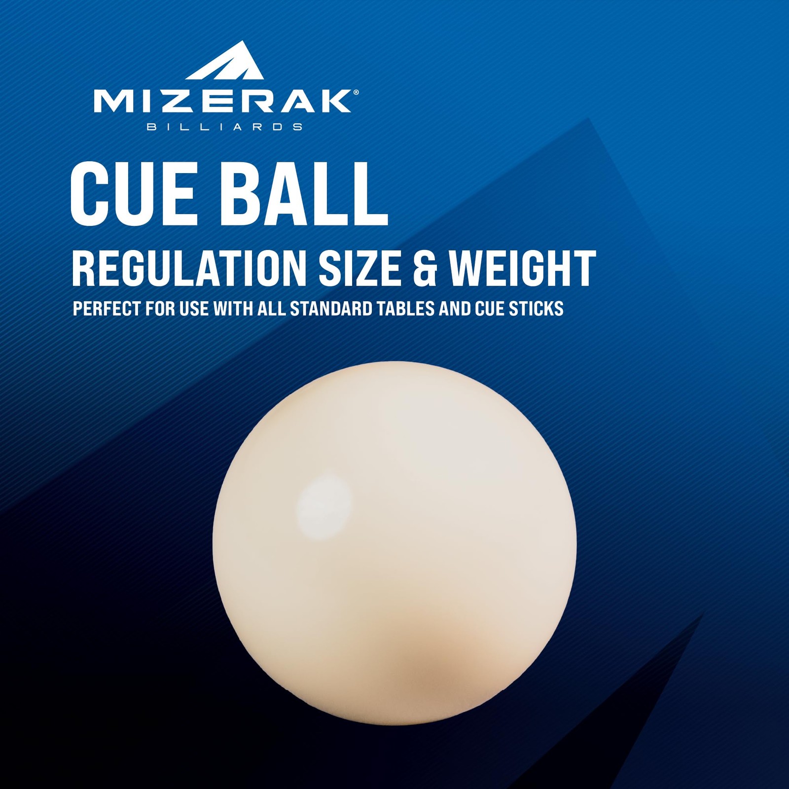 Replacement Cue Ball Regulation Size Weight ScratchResistant Standard Pool