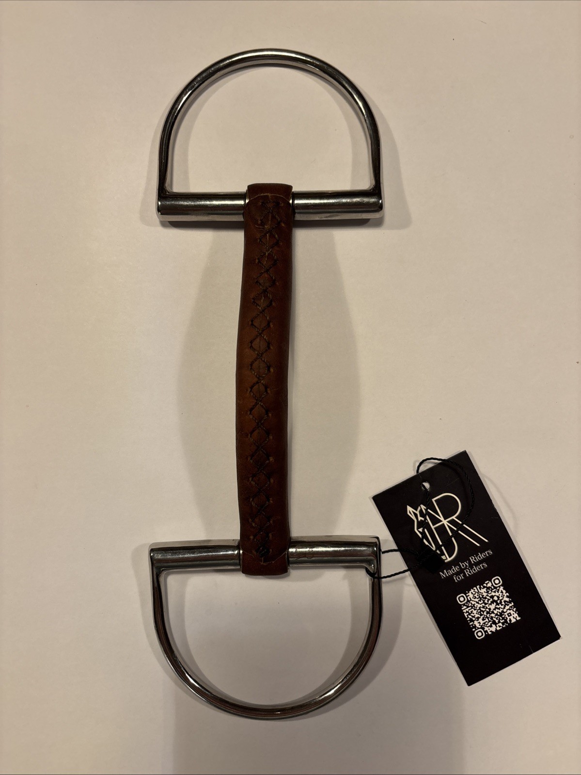 AJR Leather Weaver Covered  D-Ring Bit. READ