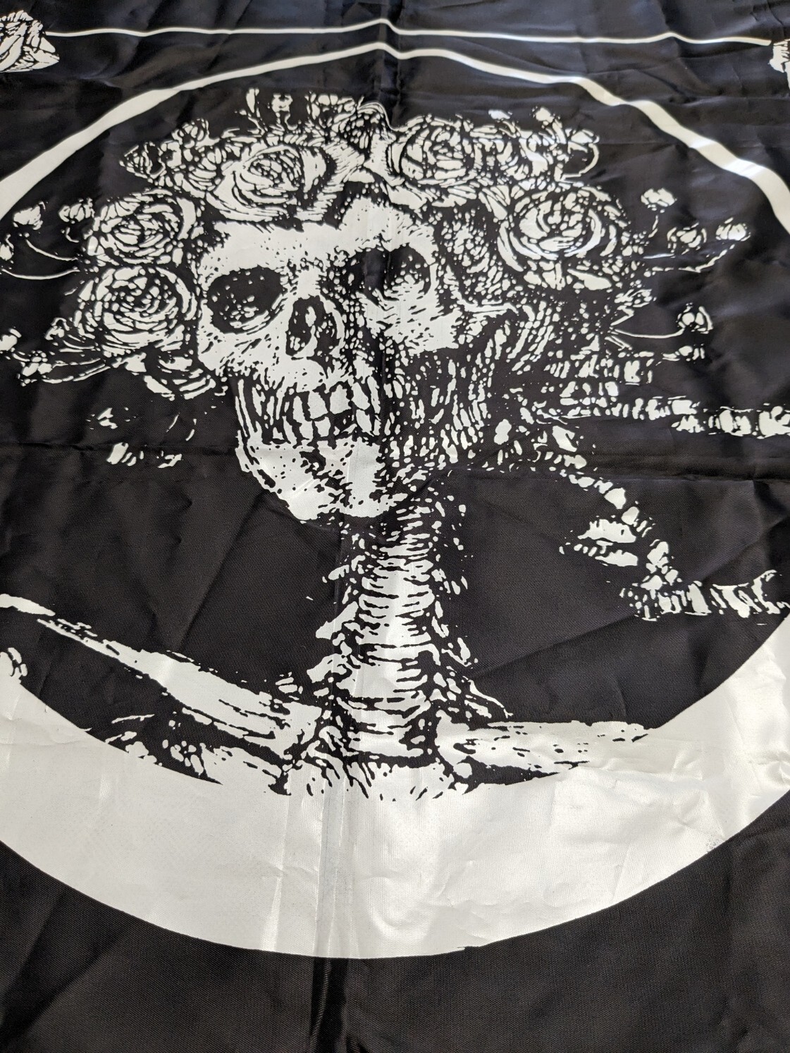 1995 Grateful Dead Jerry Garcia Printed Fabric Tapestry