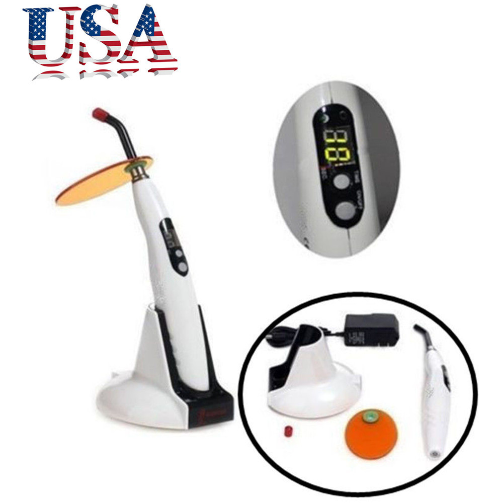 Curing Light Wireless Dental LED Cure Lamp LED-B Cordless Composite Resin USA