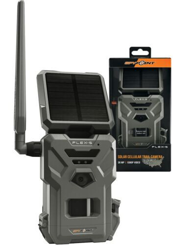 2023 Spypoint Flex-S Solar Dual Sim Wireless Game Camera 36MP AT&T & Verizon