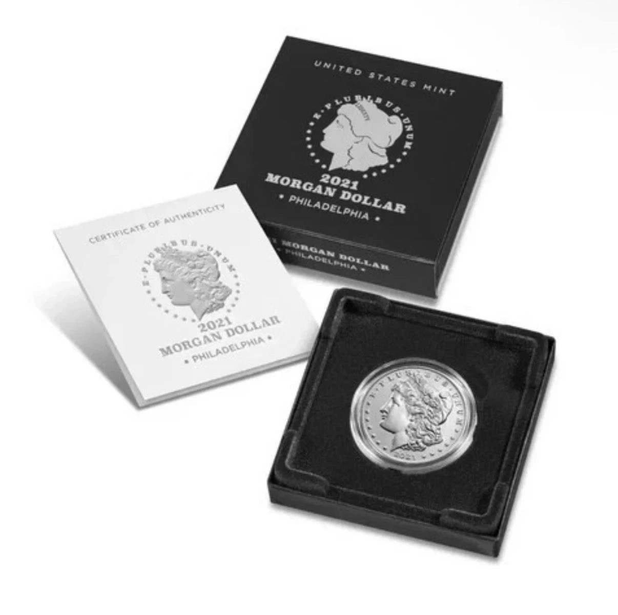 2021-(P) MORGAN SILVER DOLLAR ~ BU UNCIRCULATED ~ ALL ORIG. MINT PACKAGING 21XE!