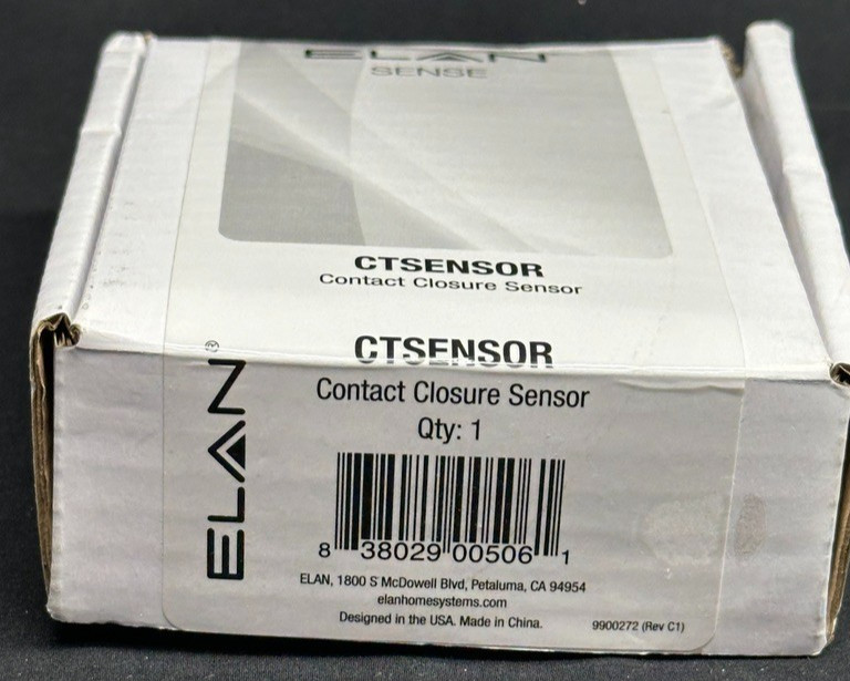 ELAN Home System CTSENSOR - CT Contact Closure Sensor, Open Box