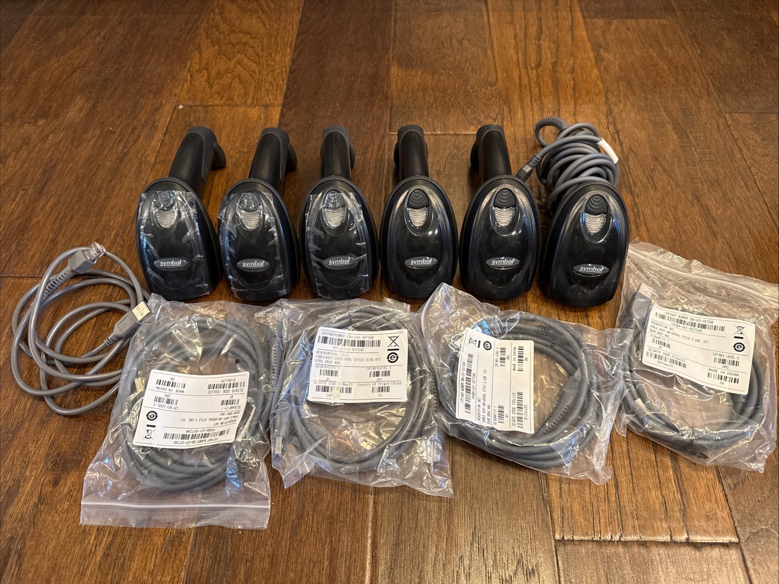LOT of 6: Symbol DS6707-SR20007ZZR Scanners Open AS IS See Photos READ