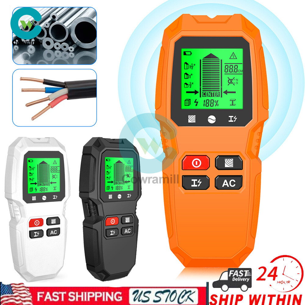 5 in1 Electric Detector Wall Wood Metal Sensor Wire Stud Finder Cable Scanner