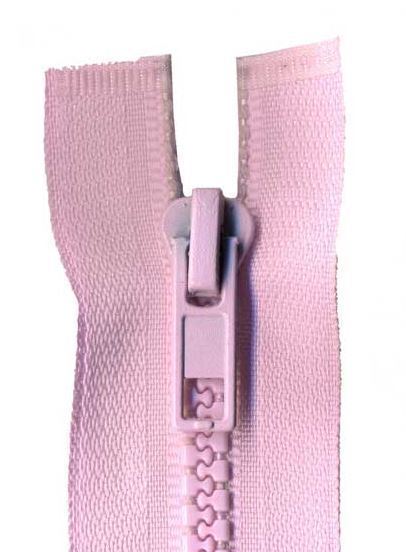 70cm Pink Open End Chunky Zip