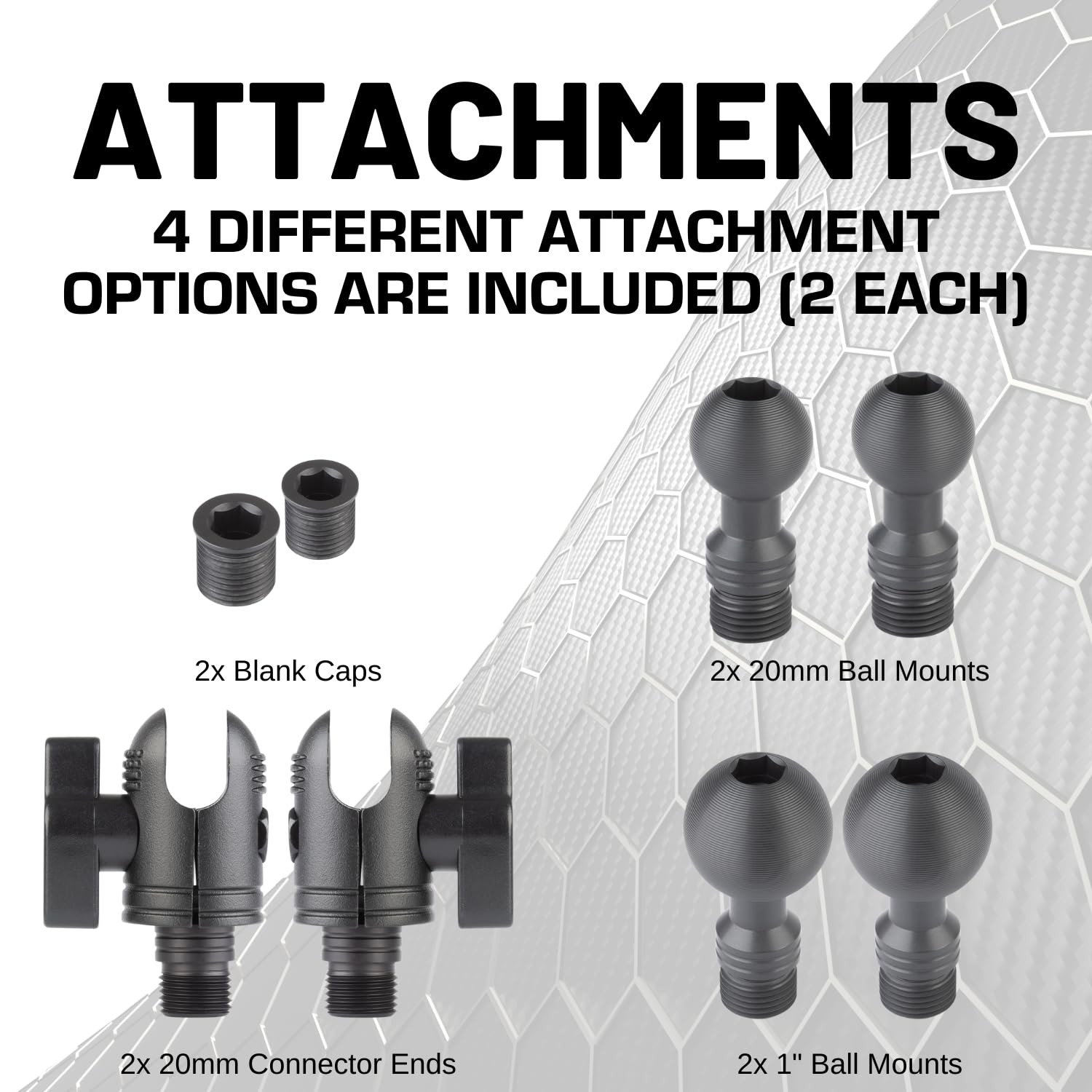 Bulletpoint Mounting Solutions Metal Grab Bar Insert Replacement with 2 Black