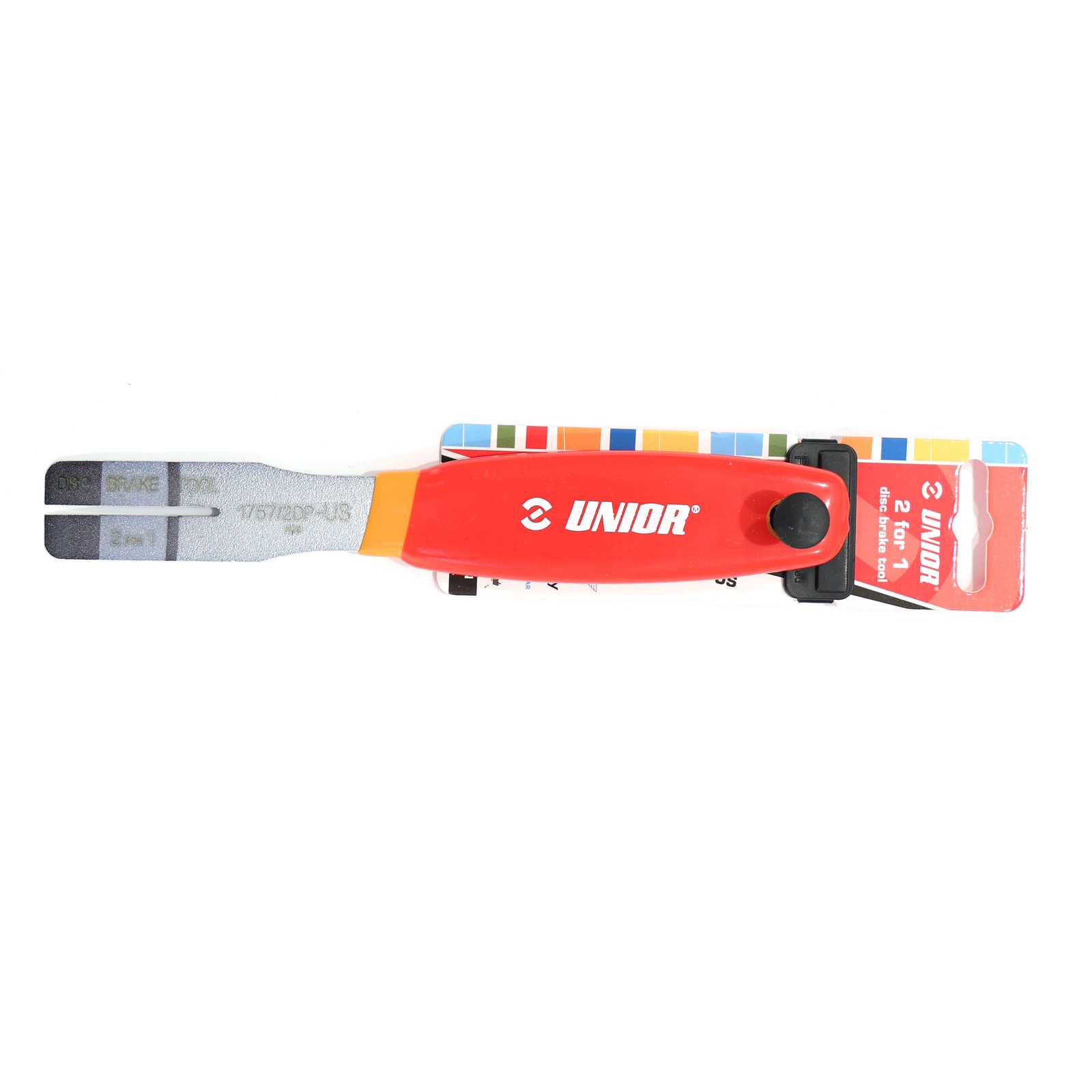Unior 2-in-1 Disc Brake Tool for Pad Spreading and Rotor Truing