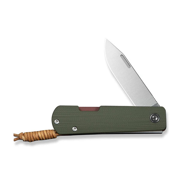 Civivi Knives Slippy Sendy C24075B-1 Green & Red G10 Nitro-V Stainless Knife
