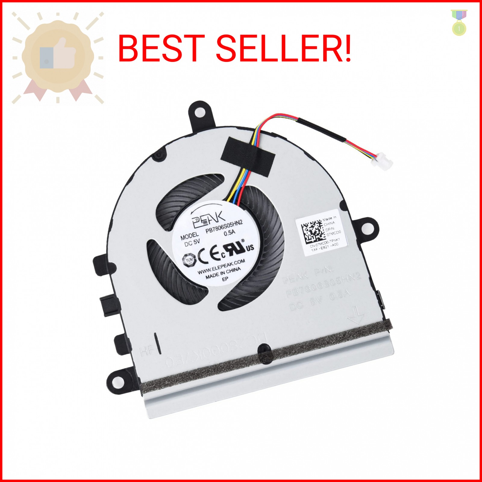 Replacement CPU Cooling Fan for Dell inspiron 15 3501 3505 3533 3583 3585 3593 3